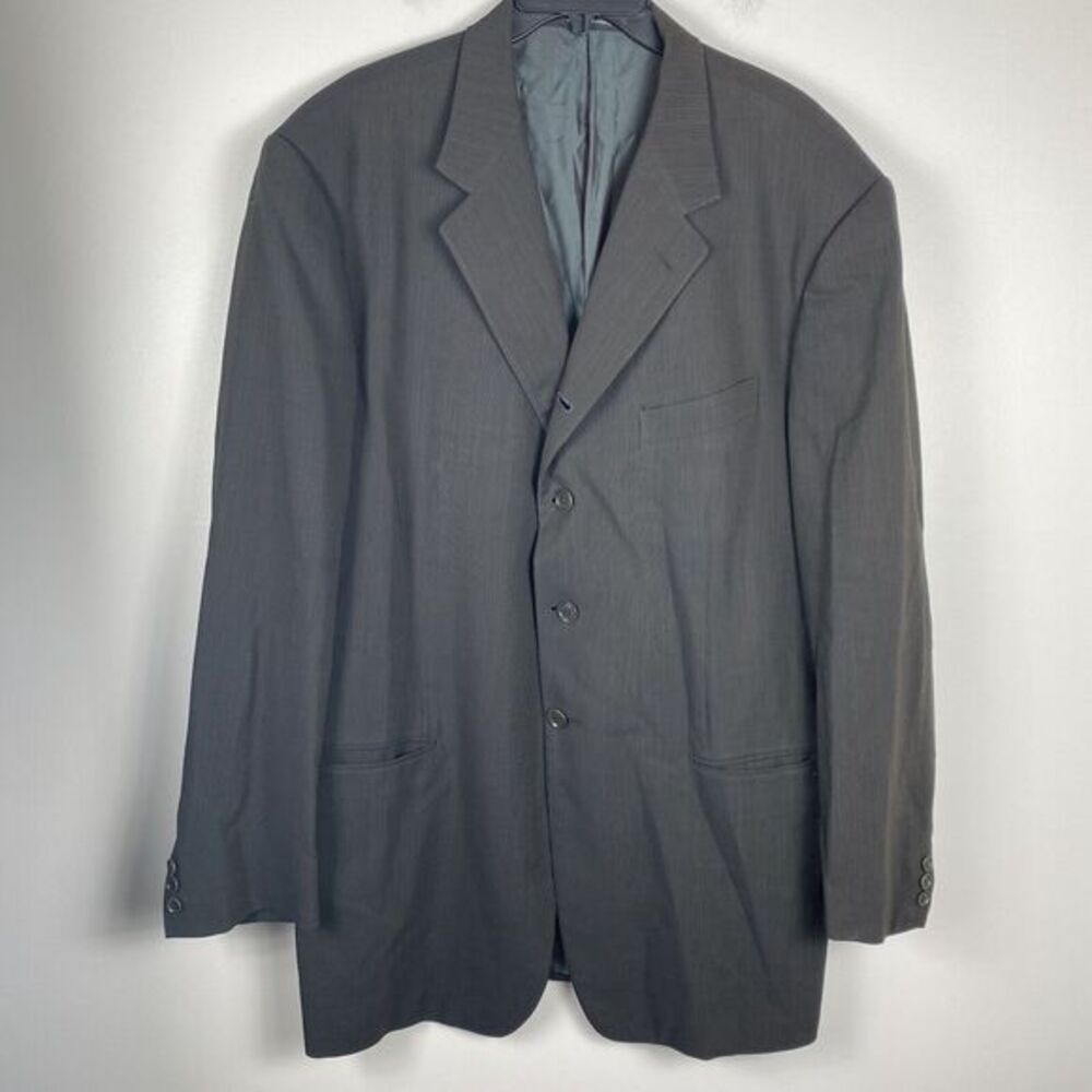 Pal Zileri Mens Wool Blazer Coat 48L (62 It) Business Jacket Designer Work